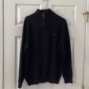 Chaps Half-Zip Sweater cashmere blend